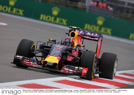 Russian Grand Prix, Sochi 08 - 11 October 2015 09.10.2015 - Free Practice 1, Daniil Kvyat (RUS) Red Bull Racing RB11 