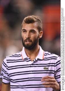 Benoit Paire (FRA), OCTOBER 9, 2015 - Tennis : Rakuten Japan Open Tennis Championships 2015, the Quarterfinal match between Benoit Paire 2-1 Nick Kyrgios at Ariake Coliseum, Tokyo, Japan. NoxThirdxPartyxSales  (dlra010925)