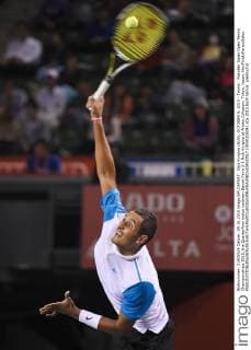 Nick Kyrgios (AUS), OCTOBER 9, 2015 - Tennis : Rakuten Japan Open Tennis Championships 2015, the Quarterfinal match between Benoit Paire 2-1 Nick Kyrgios at Ariake Coliseum, Tokyo, Japan. NoxThirdxPartyxSales  (dlra010934)