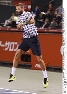 Benoit Paire (FRA), OCTOBER 9, 2015 - Tennis : Rakuten Japan Open Tennis Championships 2015, the Quarterfinal match between Benoit Paire 2-1 Nick Kyrgios at Ariake Coliseum, Tokyo, Japan. NoxThirdxPartyxSales  (dlra010936)
