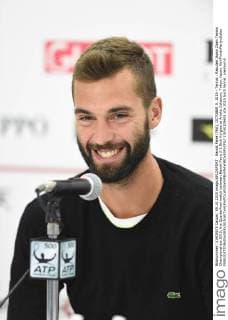 Benoit Paire (FRA), OCTOBER 9, 2015 - Tennis : Rakuten Japan Open Tennis Championships 2015, the Quarterfinal match between Benoit Paire 2-1 Nick Kyrgios at Ariake Coliseum, Tokyo, Japan. NoxThirdxPartyxSales  (dlra010960)