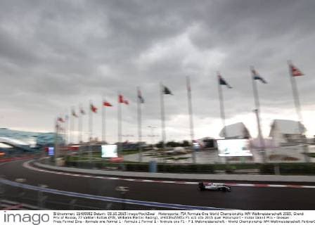 Motorsports: FIA Formula One World Championship WM Weltmeisterschaft 2015, Grand Prix of Russia, 77 Valtteri Bottas (FIN, Williams Martini Racing), xHOCHxZWEIx