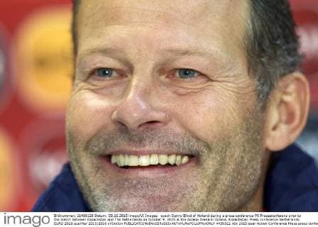 coach Danny Blind of Holland during a press conference PK Pressekonferenz prior to the match between Kazachstan and The Netherlands on October 9, 2015 at the Astana Arena in Astana, Kazachstan. Press conference Netherlands EURO 2016 qualifier 2015 2016 xVIxxIVx 4436322