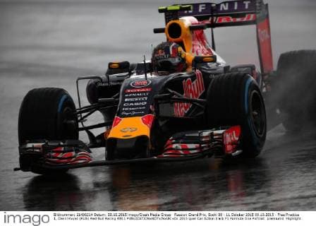 Russian Grand Prix, Sochi 08 - 11 October 2015 09.10.2015 - Free Practice 1, Daniil Kvyat (RUS) Red Bull Racing RB11 