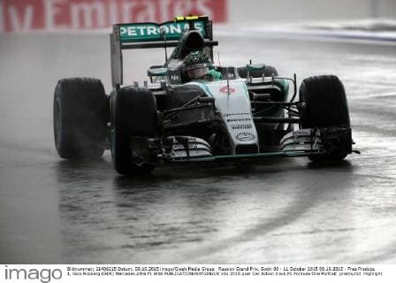 Russian Grand Prix, Sochi 08 - 11 October 2015 09.10.2015 - Free Practice 1, Nico Rosberg (GER) Mercedes AMG F1 W06 