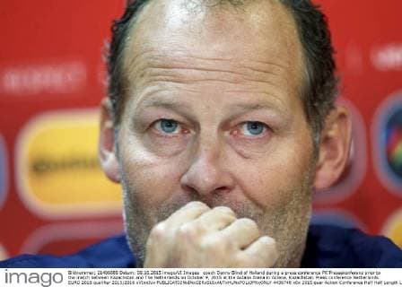 coach Danny Blind of Holland during a press conference PK Pressekonferenz prior to the match between Kazachstan and The Netherlands on October 9, 2015 at the Astana Arena in Astana, Kazachstan. Press conference Netherlands EURO 2016 qualifier 2015 2016 xVIxxIVx 4436748
