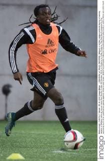 - ANDORRA LA VELLA, ANDORRA: Belgium s Jordan Lukaku pictured during a training session of Belgian national soccer team Red Devils, Friday 09 October 2015, in Andorra La Vella, Andorra. The Red Devils prepare for the upcoming Euro 2016 qualification games against Andorra and Israel. BENOITxDOPPAGNE  x04717451x