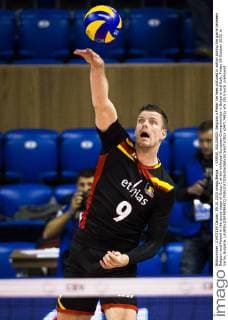 - VARNA, BULGARIA: Belgium s Pieter Verhees pictured in action during the game between Belgium and Poland in the group stage of Group C at the Volleybal European Championships in Bulgaria and Italy, Friday 09 October 2015, in Varna, Bulgaria. LAURIExDIEFFEMBACQ  x04717481x
