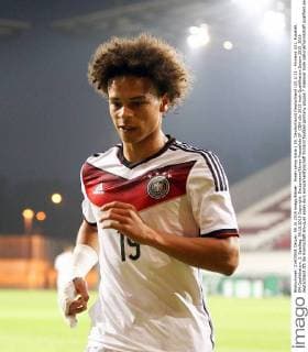 Essen Leroy Sane ( 19, Deutschland) Deutschland U21 U 21 - Finnland U21, Fussball, EM-Qualitikation, 3. Spieltag, 09.10.2015 Copyright: Deutzmann Eibner-Pressefoto EP_CDN