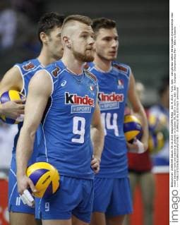Oct. 9, 2015 - Turin, Italy - ivan zaytsev before the european championships man match between italia and estonia at palavela on october 09, 2015 in torino, italy. Italy: European Championships Man - Italia vs Estonia -----  - ZUMAn230