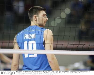 Oct. 9, 2015 - Turin, Italy - simone anzani during the european championships man match between italia and estonia at palavela on october 09, 2015 in torino, italy. Italy: European Championships Man - Italia vs Estonia -----  - ZUMAn230