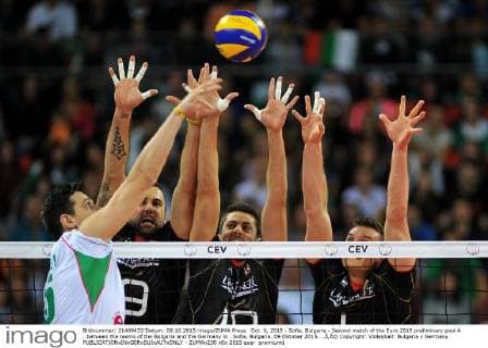 Oct. 9, 2015 - Sofia, Bulgaria - Second match of the Euro 2015 preliminary pool A ..between the teams of the Bulgaria and the Germany in ..Sofia, Bulgaria, 09 Oktober 2015. ..Ã‚Â© Copyright: Volleyball: Bulgaria v Germany  - ZUMAn230