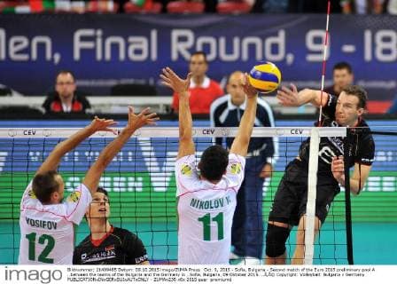 Oct. 9, 2015 - Sofia, Bulgaria - Second match of the Euro 2015 preliminary pool A ..between the teams of the Bulgaria and the Germany in ..Sofia, Bulgaria, 09 Oktober 2015. ..Ã‚Â© Copyright: Volleyball: Bulgaria v Germany  - ZUMAn230