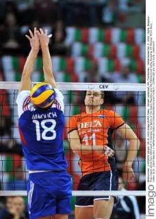 Aktuell Volleyball, EM, Tschechien - Niederlande Oct. 9, 2015 - Sofia, Bulgaria - First match of the Euro 2015 pool A between the teams of the Czech Republic and the Netherlands Sofia, Bulgaria, 09 Oktober 2015. Euro volley 2015: Czech Republic v Netherlands  - ZUMAn230