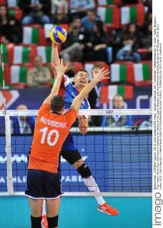 Aktuell Volleyball, EM, Tschechien - Niederlande Oct. 9, 2015 - Sofia, Bulgaria - First match of the Euro 2015 pool A between the teams of the Czech Republic and the Netherlands Sofia, Bulgaria, 09 Oktober 2015. Euro volley 2015: Czech Republic v Netherlands  - ZUMAn230