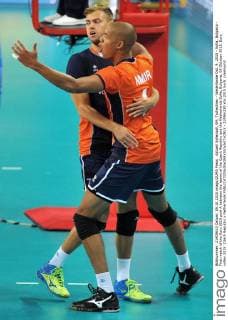 Aktuell Volleyball, EM, Tschechien - Niederlande Oct. 9, 2015 - Sofia, Bulgaria - First match of the Euro 2015 pool A between the teams of the Czech Republic and the Netherlands Sofia, Bulgaria, 09 Oktober 2015. Euro volley 2015: Czech Republic v Netherlands  - ZUMAn230