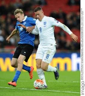 Football - 2015 2016 European Qualifier - Group E: England vs. Estonia Ross Barkley of England at Wembley. COLORSPORT ANDREW COWIE 
