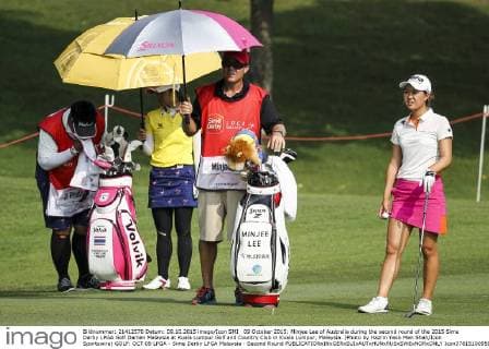 09 October 2015: Minjee Lee of Australia during the second round of the 2015 Sime Darby LPGA Golf Damen Malaysia at Kuala Lumpur Golf and Country Club in Kuala Lumpur, Malaysia. (Photo by Hazrin Yeob Men Shah Icon Sportswire) GOLF: OCT 09 LPGA - Sime Darby LPGA Malaysia - Second Round Icon3781510095863 EDITORIAL USE ONLY