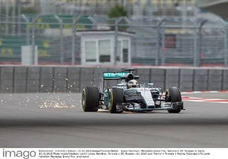 Lewis Hamilton; Mercedes Grand Prix, formula 1 GP, Russian in Sochi, 10.10.2015 Photo:mspb Vladislav Larkin Lewis Hamilton; formula 1 GP, Russian