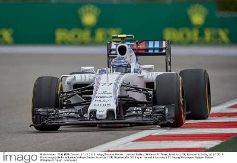 Valtteri Bottas, Williams F1 Team, formula 1 GP, Russian in Sochi, 10.10.2015 Photo:mspb Vladislav Larkin Valtteri Bottas, formula 1 GP, Russian