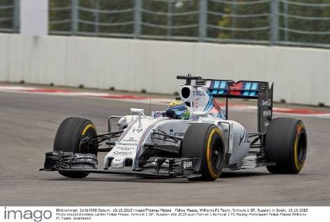 Felipe Massa, Williams F1 Team, formula 1 GP, Russian in Sochi, 10.10.2015 Photo:mspb Vladislav Larkin Felipe Massa, formula 1 GP, Russian
