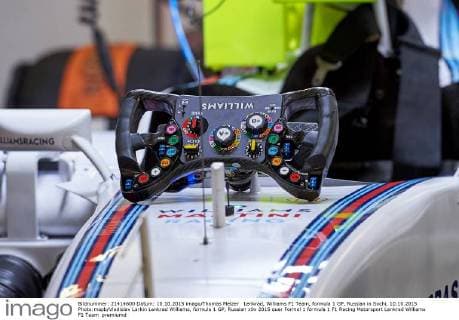 Lenkrad, Williams F1 Team, formula 1 GP, Russian in Sochi, 10.10.2015 Photo:mspb Vladislav Larkin Lenkrad Williams, formula 1 GP, Russian