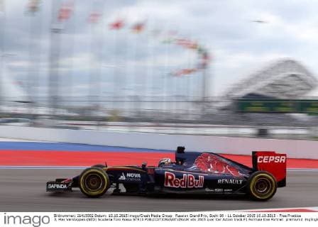 Russian Grand Prix, Sochi 08 - 11 October 2015 10.10.2015 - Free Practice 3, Max Verstappen (NED) Scuderia Toro Rosso STR10 