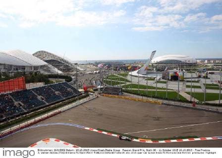 Russian Grand Prix, Sochi 08 - 11 October 2015 10.10.2015 - Free Practice 3, Valtteri Bottas (FIN) Williams F1 Team FW37 