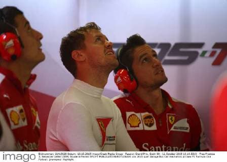 Russian Grand Prix, Sochi 08 - 11 October 2015 10.10.2015 - Free Practice 3, Sebastian Vettel (GER) Scuderia Ferrari SF15-T 