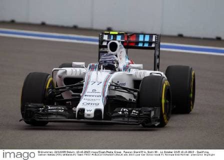Russian Grand Prix, Sochi 08 - 11 October 2015 10.10.2015 - Qualifying, Valtteri Bottas (FIN) Williams F1 Team FW37 