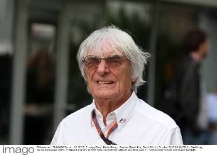 Russian Grand Prix, Sochi 08 - 11 October 2015 10.10.2015 - Qualifying, Bernie Ecclestone (GBR), President and CEO of FOM 