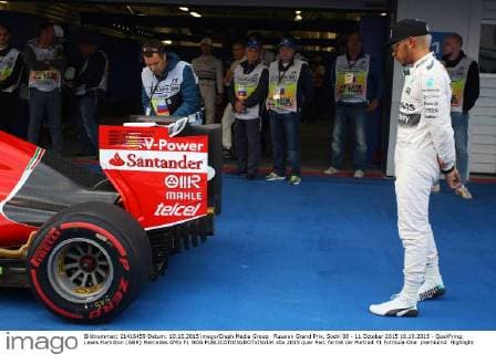 Russian Grand Prix, Sochi 08 - 11 October 2015 10.10.2015 - Qualifying, Lewis Hamilton (GBR) Mercedes AMG F1 W06 