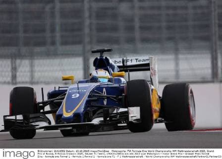 Motorsports: FIA Formula One World Championship WM Weltmeisterschaft 2015, Grand Prix of Russia, 9 Marcus Ericsson (SWE, Sauber F1 Team), xHOCHxZWEIx