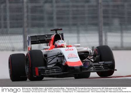 Motorsports: FIA Formula One World Championship WM Weltmeisterschaft 2015, Grand Prix of Russia, 28 Will Stevens (GBR, Manor Marussia F1 Team), xHOCHxZWEIx