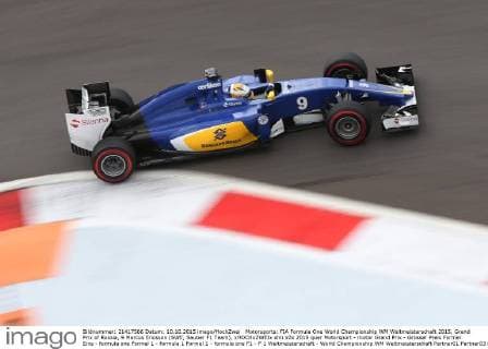 Motorsports: FIA Formula One World Championship WM Weltmeisterschaft 2015, Grand Prix of Russia, 9 Marcus Ericsson (SWE, Sauber F1 Team), xHOCHxZWEIx