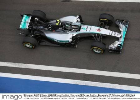 Motorsports: FIA Formula One World Championship WM Weltmeisterschaft 2015, Grand Prix of Russia, 6 Nico Rosberg (GER, Mercedes AMG Petronas Formula One Team), xHOCHxZWEIx