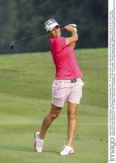 10 October 2015: Lee Anne Pace of South Africa play a shot during the third round of the 2015 Sime Darby LPGA Golf Damen Malaysia at Kuala Lumpur Golf and Country Club in Kuala Lumpur, Malaysia. (Photo by Hazrin Yeob Men Shah Icon Sportswire) GOLF: OCT 10 LPGA - Sime Darby LPGA Malaysia - Second Round Icon3781510108006 EDITORIAL USE ONLY