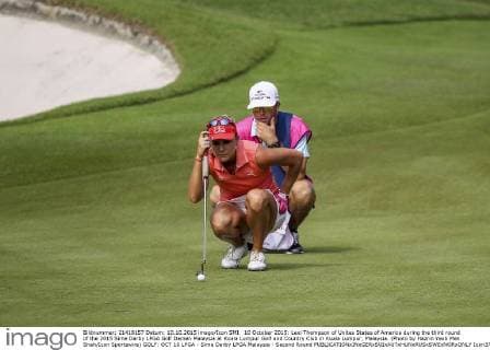 10 October 2015: Lexi Thompson of Unites States of America during the third round of the 2015 Sime Darby LPGA Golf Damen Malaysia at Kuala Lumpur Golf and Country Club in Kuala Lumpur, Malaysia. (Photo by Hazrin Yeob Men Shah Icon Sportswire) GOLF: OCT 10 LPGA - Sime Darby LPGA Malaysia - Second Round Icon3781510108011 EDITORIAL USE ONLY
