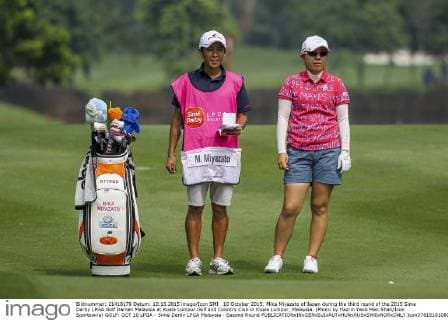 10 October 2015: Mika Miyazato of Japan during the third round of the 2015 Sime Darby LPGA Golf Damen Malaysia at Kuala Lumpur Golf and Country Club in Kuala Lumpur, Malaysia. (Photo by Hazrin Yeob Men Shah Icon Sportswire) GOLF: OCT 10 LPGA - Sime Darby LPGA Malaysia - Second Round Icon3781510108020 EDITORIAL USE ONLY