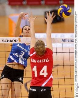 Stuttgart Volleyball Testspiel Allianz MTV Stuttgart vs. Asterix Kieldrecht, Micheli Tomazela Pissinato (Allianz)