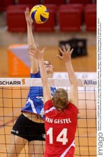 Stuttgart Volleyball Testspiel Allianz MTV Stuttgart vs. Asterix Kieldrecht, Micheli Tomazela Pissinato (Allianz)