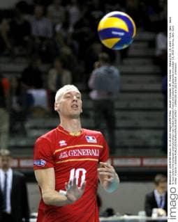 Aktuell Volleyball, EM, Frankreich - Estland Oct. 10, 2015 - Turin, Italy - kevin le roux before the european championships man match between france and estonia at palavela on october 10, 2015 in torino, italy. Euro Volley: Francia v Estonia  - ZUMAn230