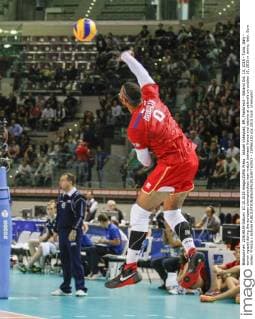 Aktuell Volleyball, EM, Frankreich - Estland Oct. 10, 2015 - Turin, Italy - earvin ngapet during the european championships man match between france and estonia at palavela on october 10, 2015 in torino, italy. Euro Volley: Francia v Estonia  - ZUMAn230