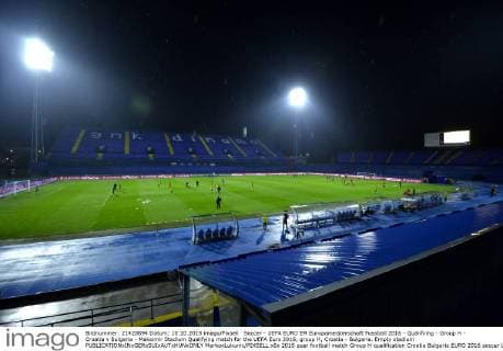 Soccer - UEFA EURO EM Europameisterschaft Fussball 2016 - Qualifying - Group H - Croatia v Bulgaria - Maksimir Stadium Qualifying match for the UEFA Euro 2016, group H, Croatia - Bulgaria. Empty stadium  MarkoxLukunic PIXSELL