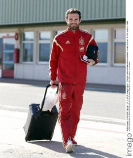 Spanish national team Nationalteam travels to Kiev. In this picture, Mata. xPABLOGARCIAx 