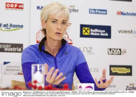 TENNIS - WTA Tennis Damen Generali Ladies 2015 LINZ,AUSTRIA,11.OCT.15 - TENNIS - WTA Tour, Generali Ladies, press conference PK Pressekonferenz Image shows Judy Murray. GEPAxpictures xMatthiasxHauer