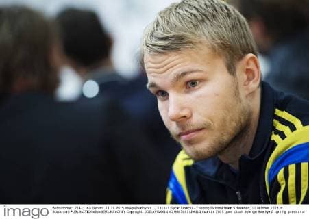 , 151011 Oscar Lewicki - Training Nationalteam Schweden, 11 oktober 2015 in Stockholm  Copyright: JOELxMARKLUND BB151011JM010