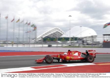 Motorsports: FIA Formula One World Championship WM Weltmeisterschaft 2015, Grand Prix of Russia, 5 Sebastian Vettel (GER, Scuderia Ferrari), xHOCHxZWEIx