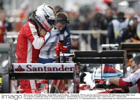 Motorsports: FIA Formula One World Championship WM Weltmeisterschaft 2015, Grand Prix of Russia, 5 Sebastian Vettel (GER, Scuderia Ferrari), xHOCHxZWEIx