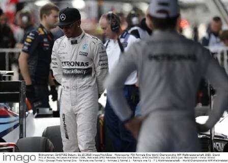 Motorsports: FIA Formula One World Championship WM Weltmeisterschaft 2015, Grand Prix of Russia, 44 Lewis Hamilton (GBR, Mercedes AMG Petronas Formula One Team), xHOCHxZWEIx